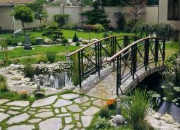 pont de jardin