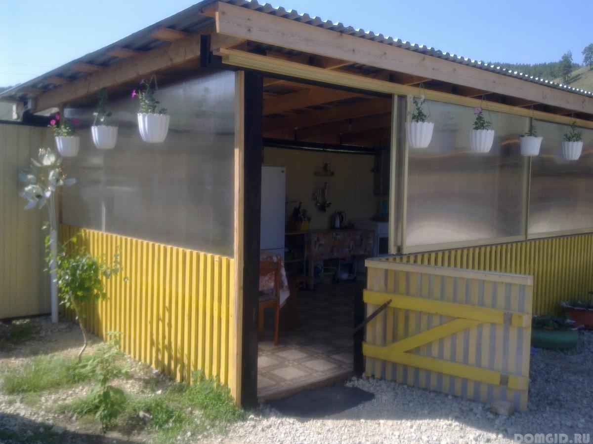 Закрытая Летняя Кухня На Даче Фото
